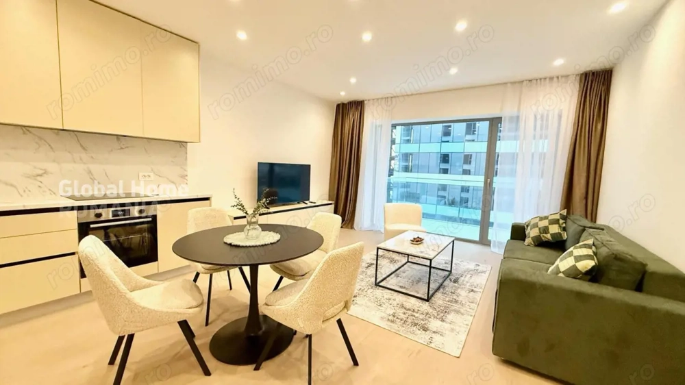 Apartament 2 Camere + Parcare | 55 MP Utili | Aviatiei Tower | Prima Chirie