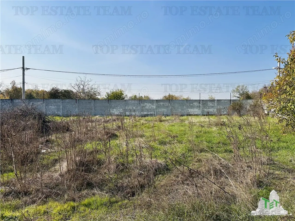 SUPER TEREN INTRAVILAN, 1872 mp, curte individuala si împrejmuita cu gard de beton, GIULESTI