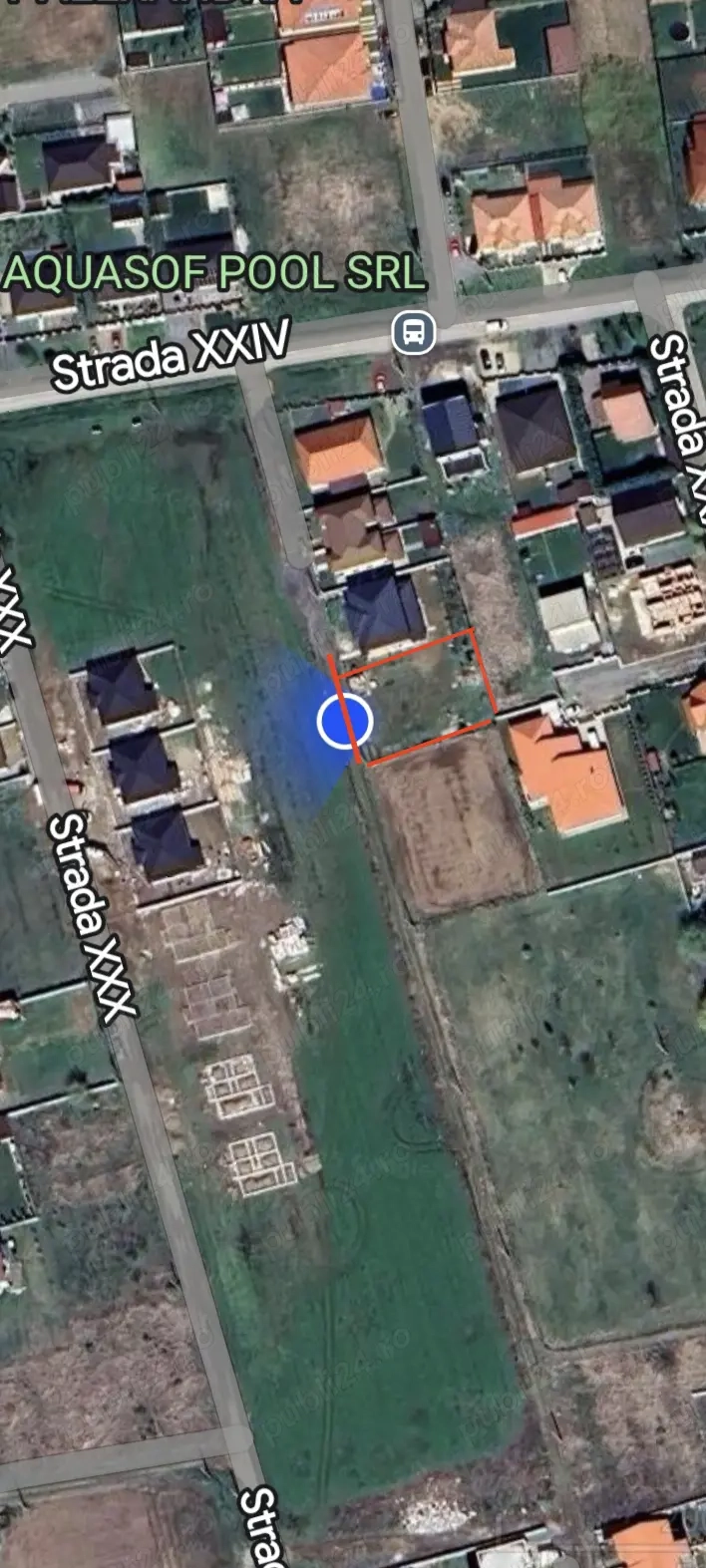 Vand teren intravilan 650mp, comuna sag -Manastire