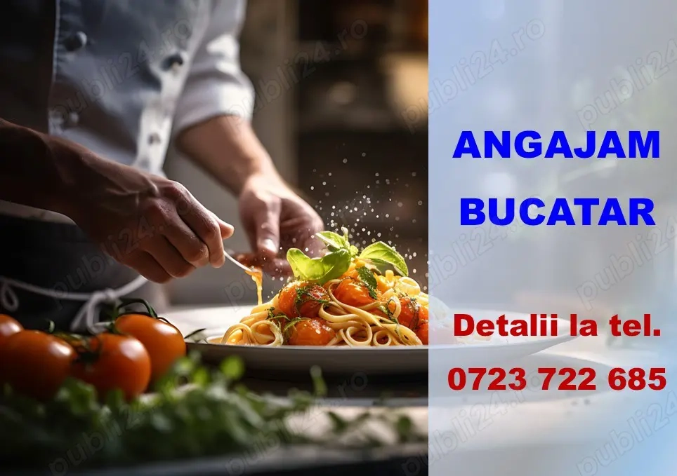 Angajam bucatar - bucatarie italiana