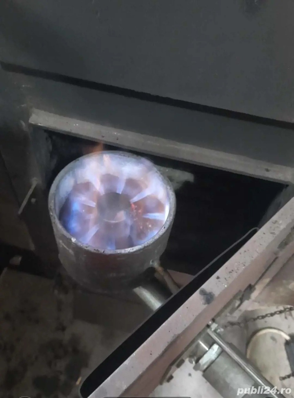 arzător pe ulei ars