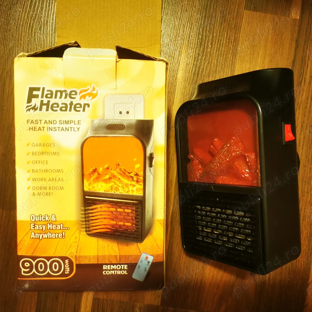 aeroterma portabila cu lumina de veghe radiator incalzitor cabina ghereta ghiseu taraba