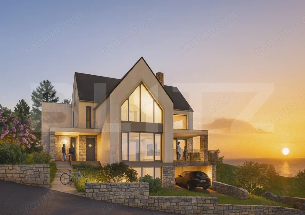 Vila 2  de lux langa Padurea Faget cu un apus de poveste 