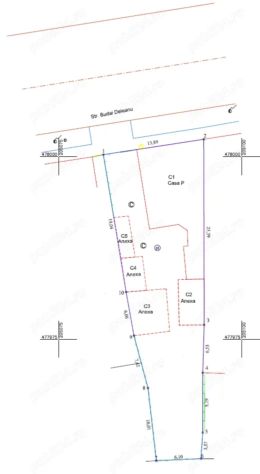 Vand teren 432 mp cu casa demolabila in Iosefin zona M1