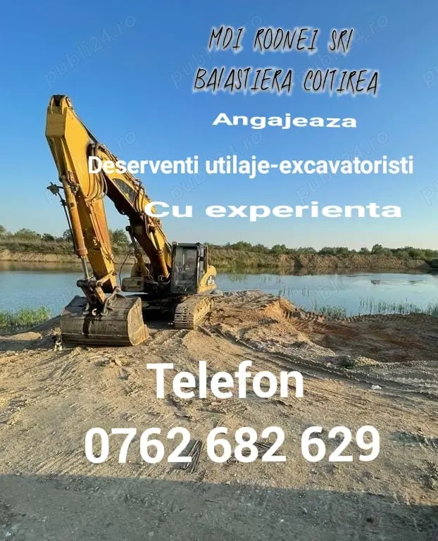 Deservent utilaje - balastiera