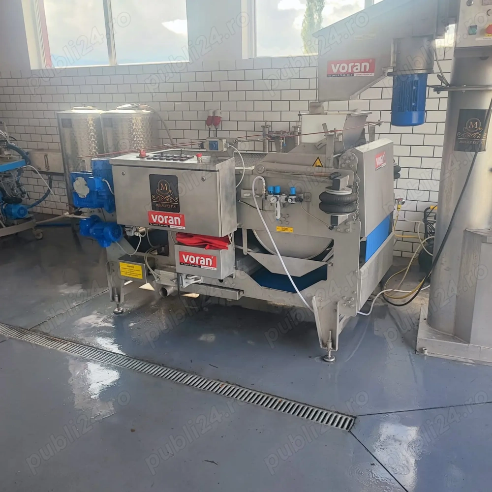 Linie procesare fructe si legume in suc natural