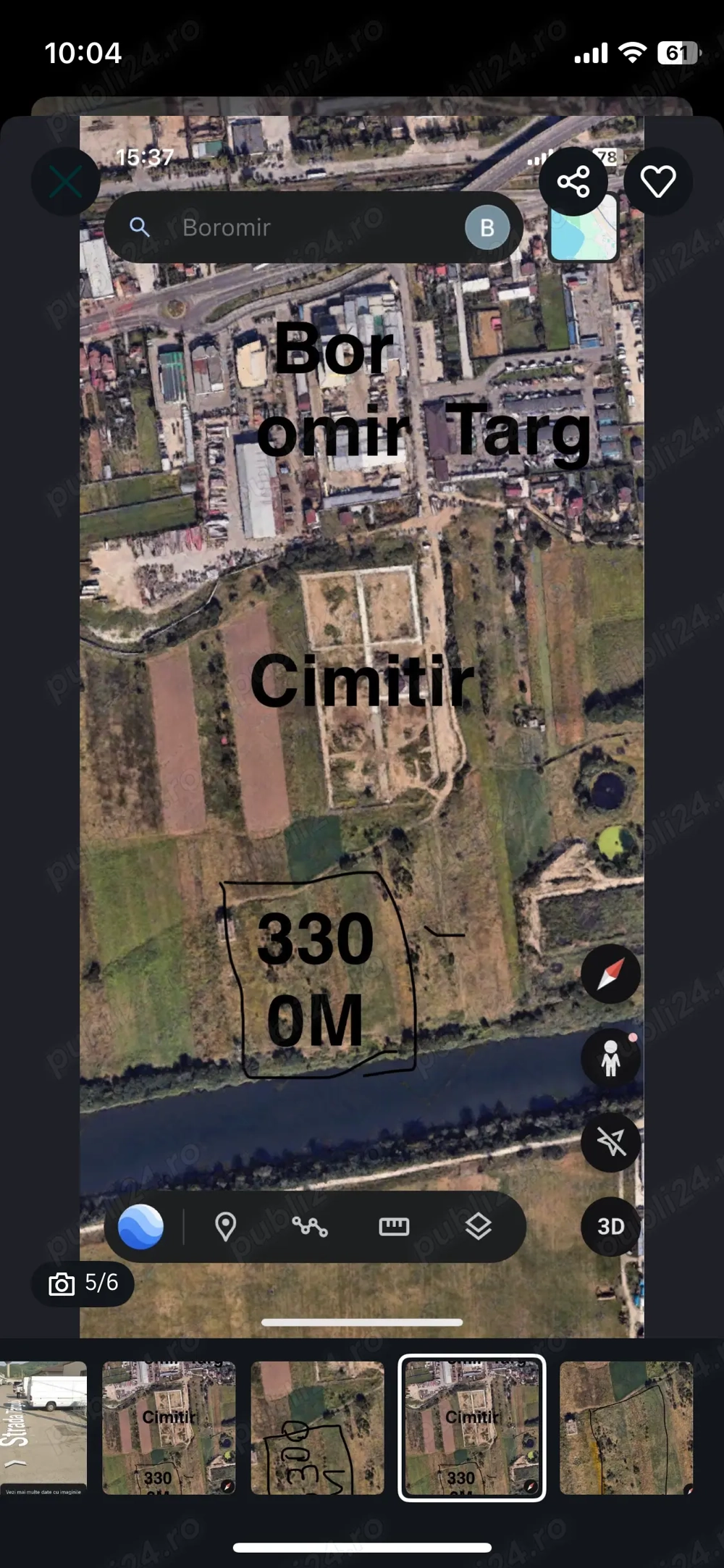 Vand Teren 3348 m2 Strada Targului Raureni intravilan