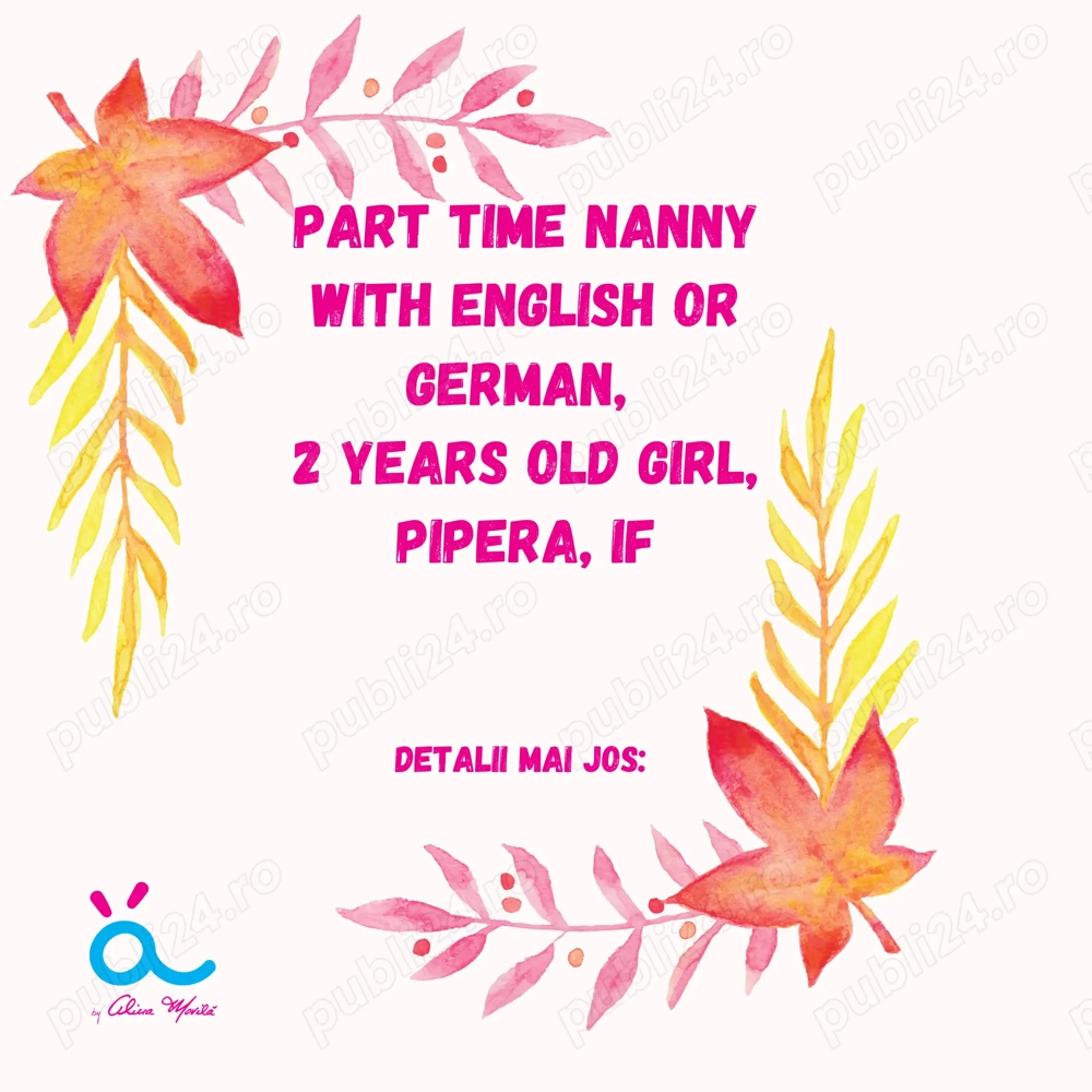 Bona cu limba engleza Bona cu limba engleza