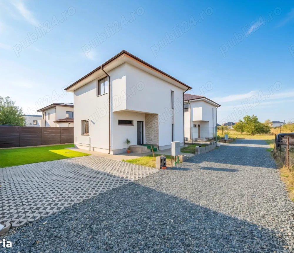   OFERTA DE SARBATORI  proprietar vând vilă nouă în Otopeni,P+1,4 camere. 