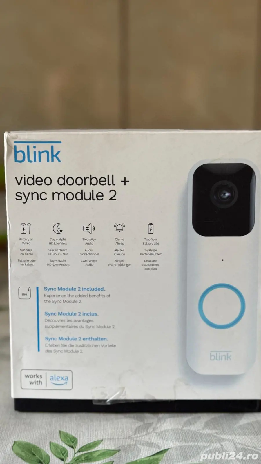 Sonerie inteligenta Blink+modul sync.2