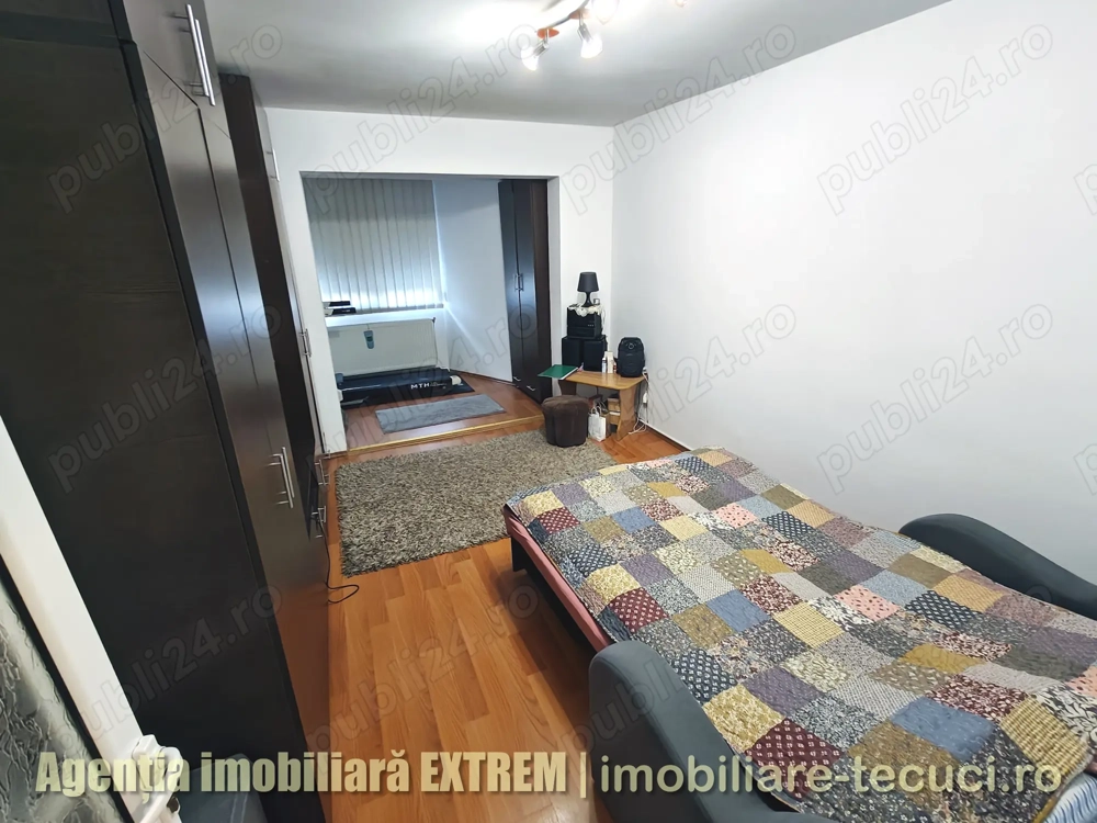 Apartament cu 2 camere, 59mp, etajul I, în Zona Industrială din Tecuci