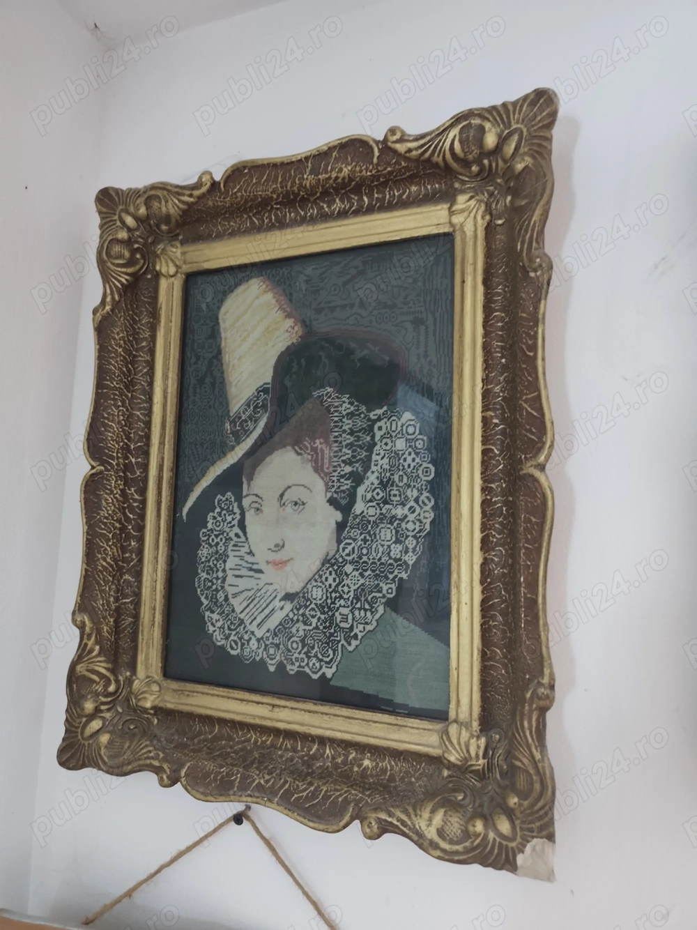 Un tablou lucrat manual