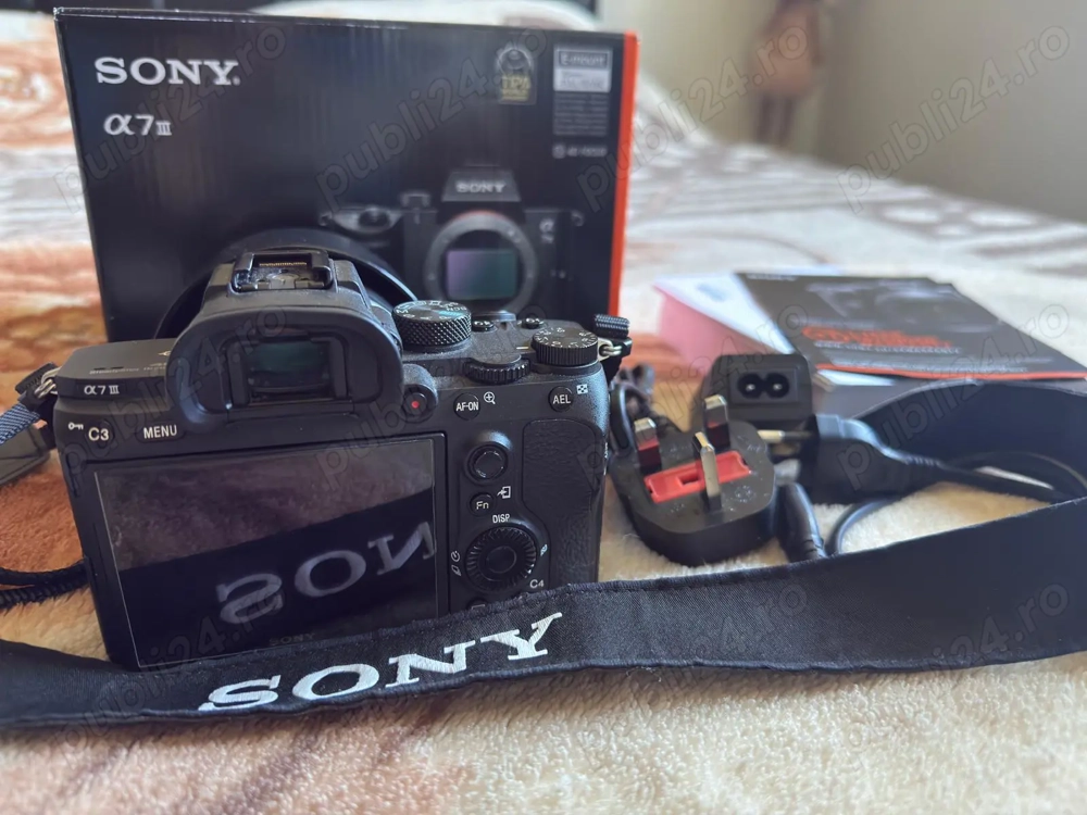 Sony A7 iii Body Aparat Foto Mirrorless 24MP Full Frame 4K