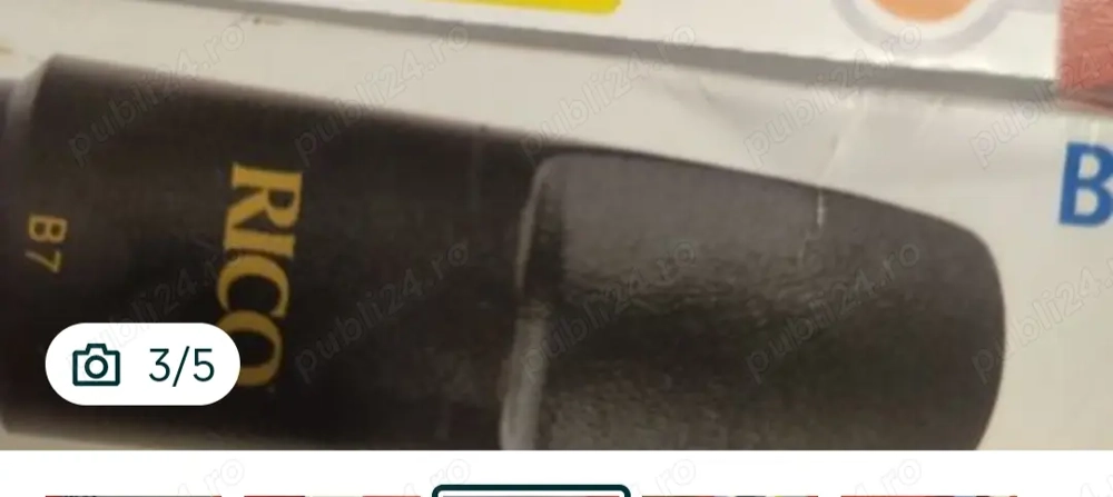 Vând muștiuc sax sopran 