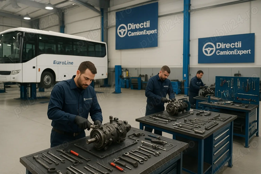  Reparatii Casete Directie Camioane inclusiv 8x4, Autobuze si Autocare – Garantie si Calitate 