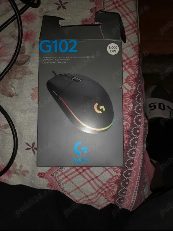 Mouse Gaming Logitech G102 Lightsync (8000 DPI) 