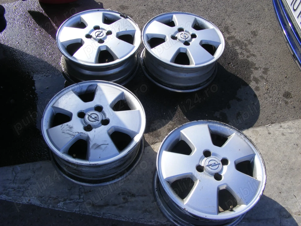 Jante aliaj 4 PREZOANE + Anvelope 195/60/R15