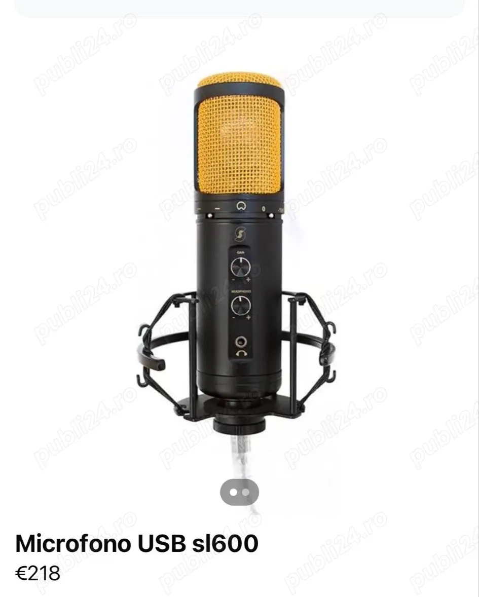 octombrie 2025 Microfon USB editors keys SL 600 studio