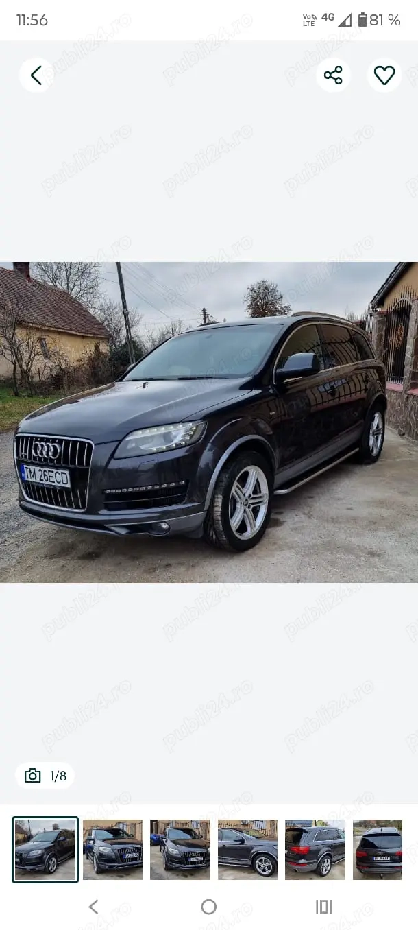 Audi Q7 S-line 7 locuri Facelift