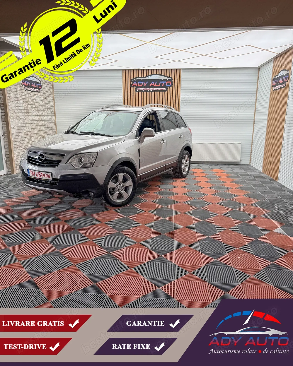 OPEL ANTARA 2,0 Diesel 150 Cp 4 x4 . Rate fixe cu avans ZERO ! Garantie 12 luni , Buy back . 