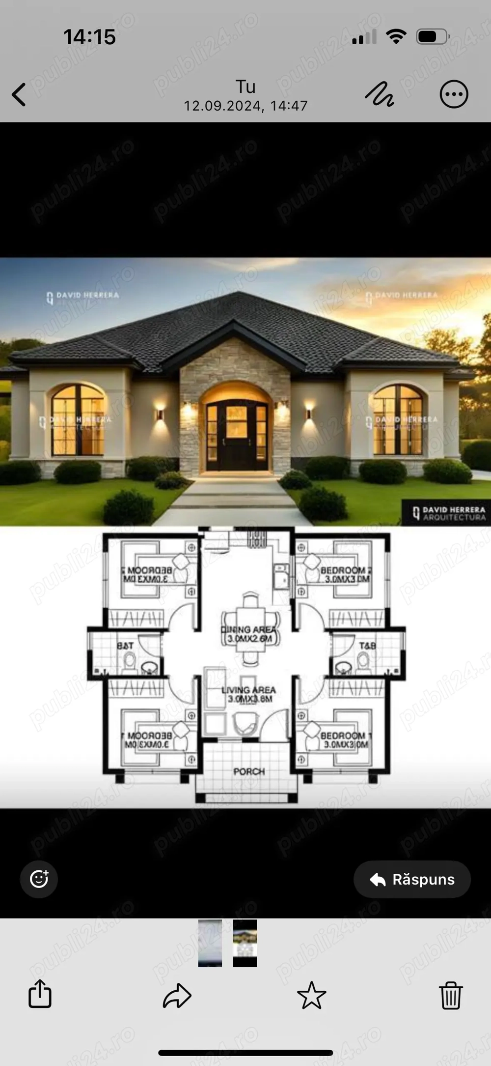 Vând teren 2800mp+casă în construcție 