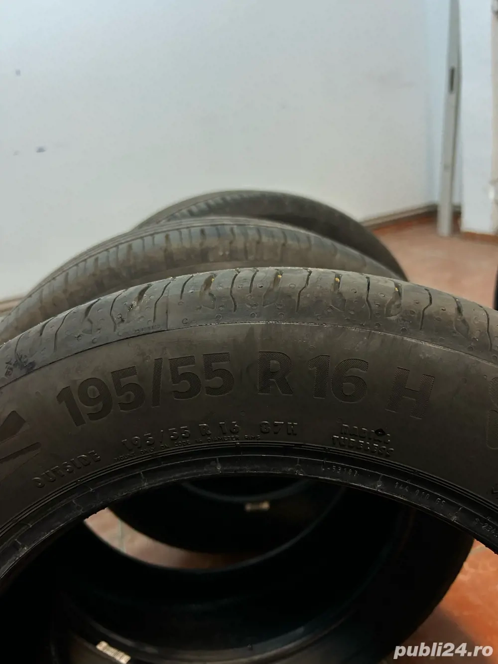 4 anvelope vara 195 55 16 Continental 2025