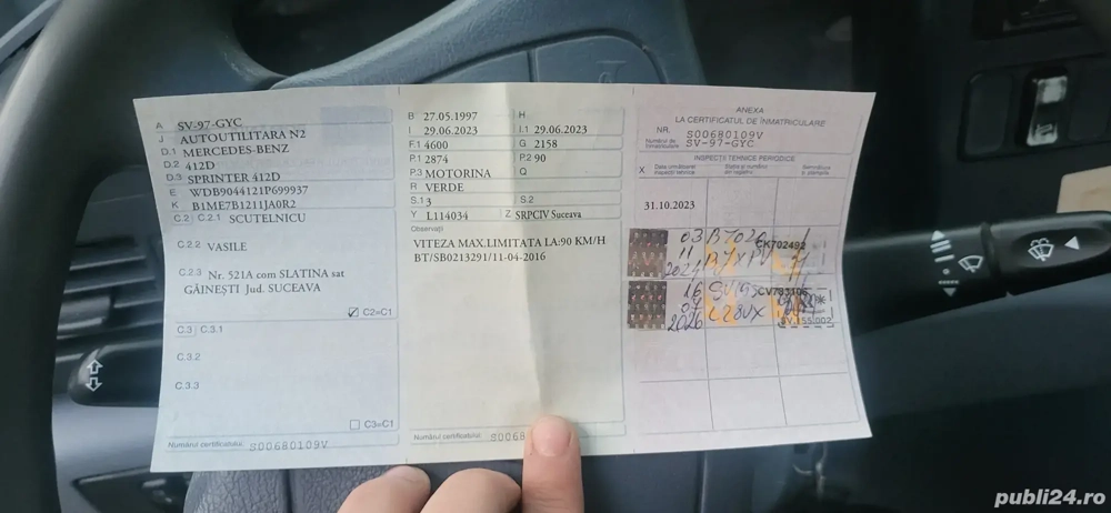 Vând Mercedes Sprinter 