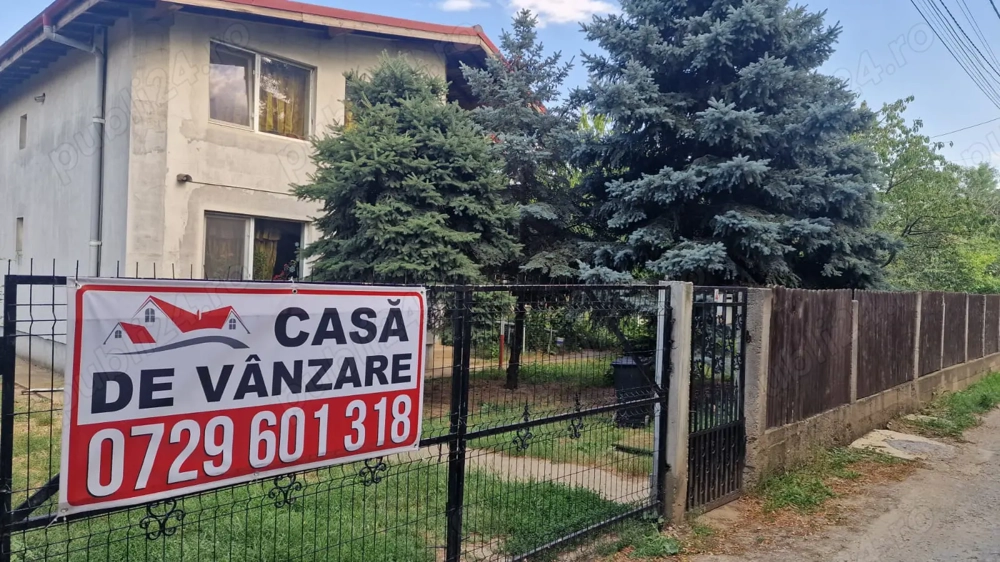 Vand casa în Fundulea, 25 min de Bucuresti   256 mp, teren 682 mp, la gri