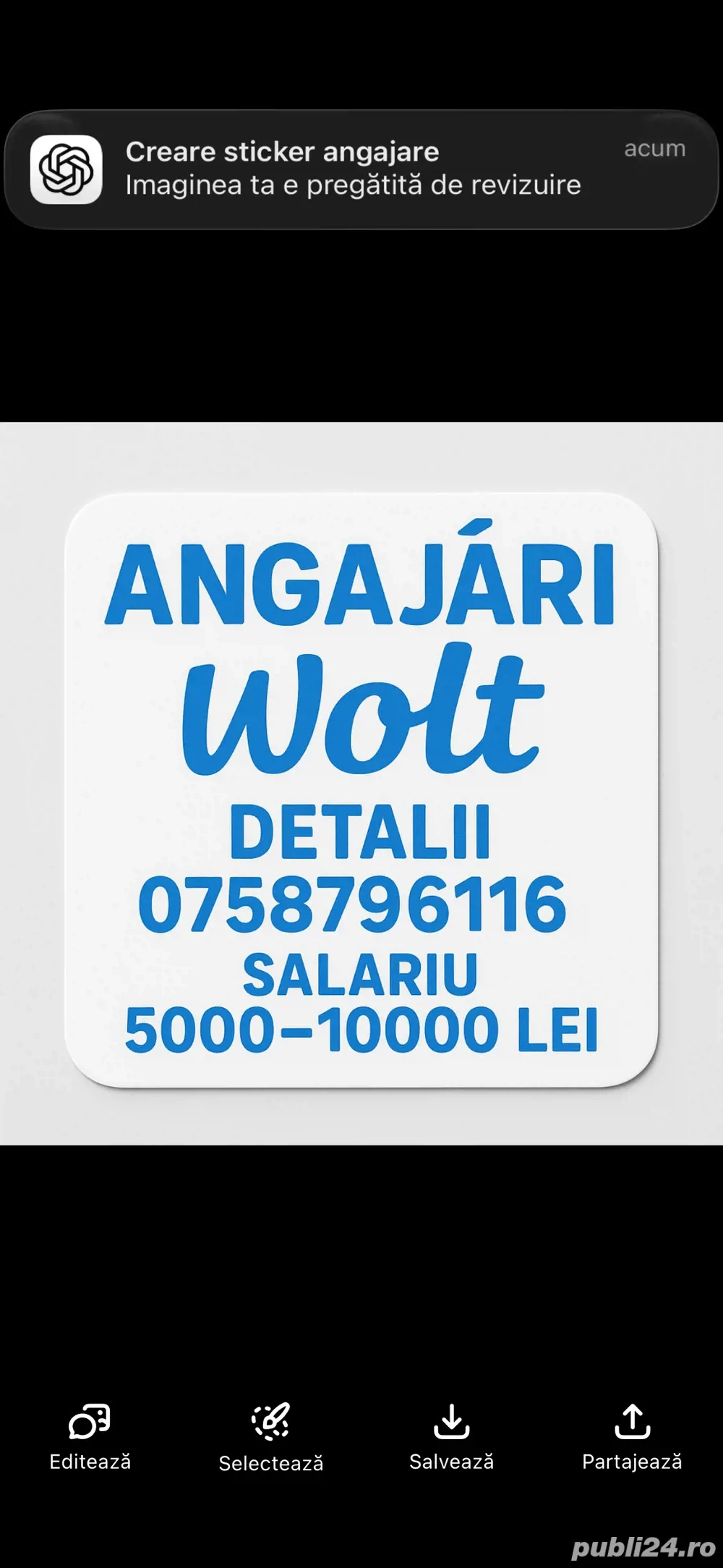 Angajam livratori Wolt Angajam livratori Wolt