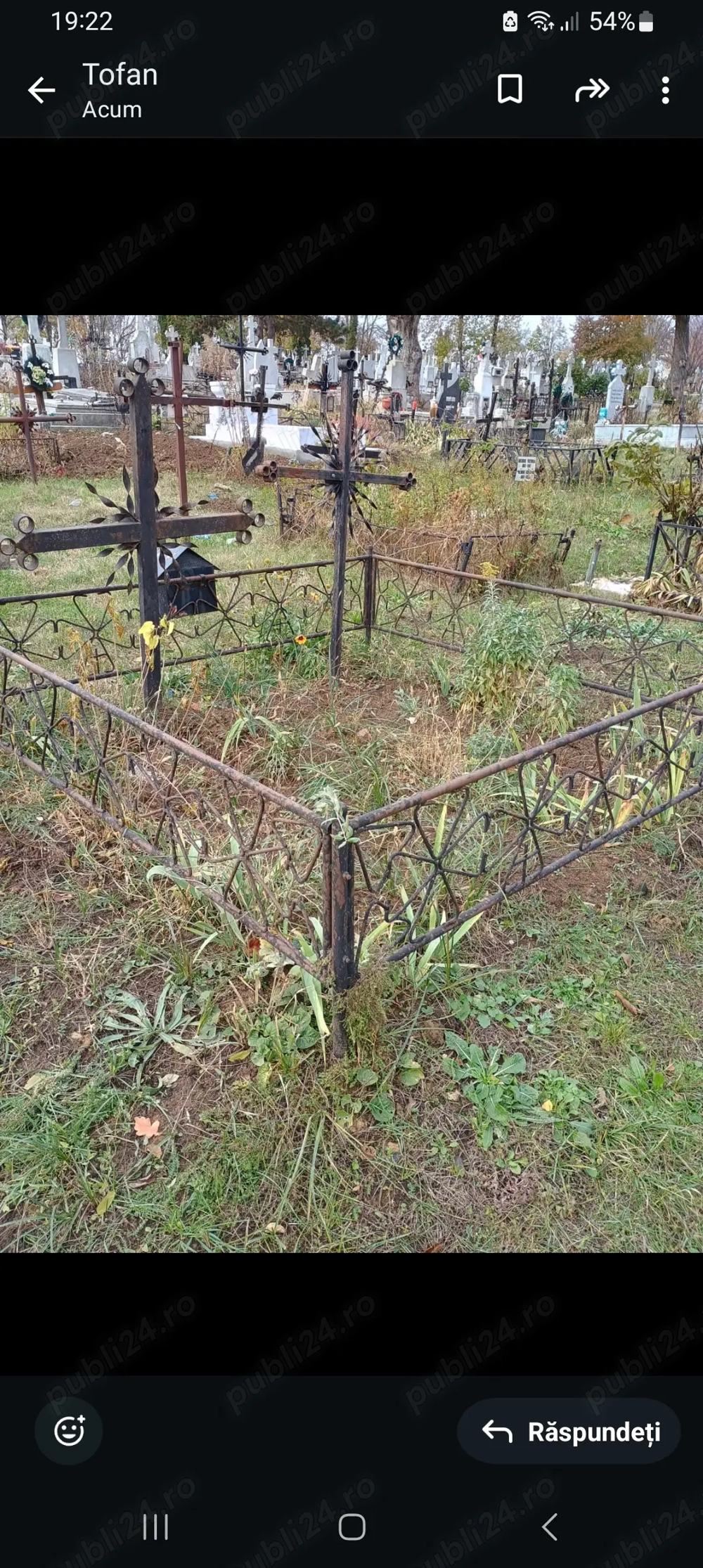 Locuri de veci în cimitirul Eternitatea din Iași 