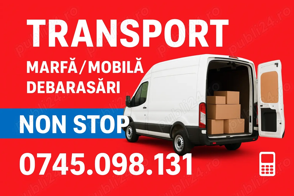   Transport marfa, mobila, mutari, debarasari