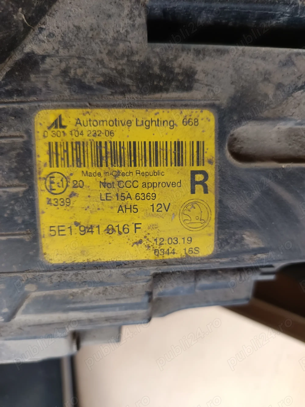 Far dreapta Skoda Octavia 