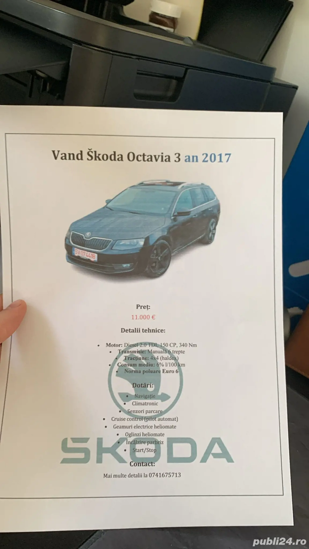 vand skoda octavia 3