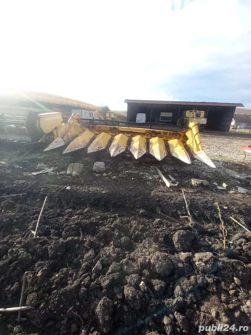 masă recoltat porumb și floarea soarelui