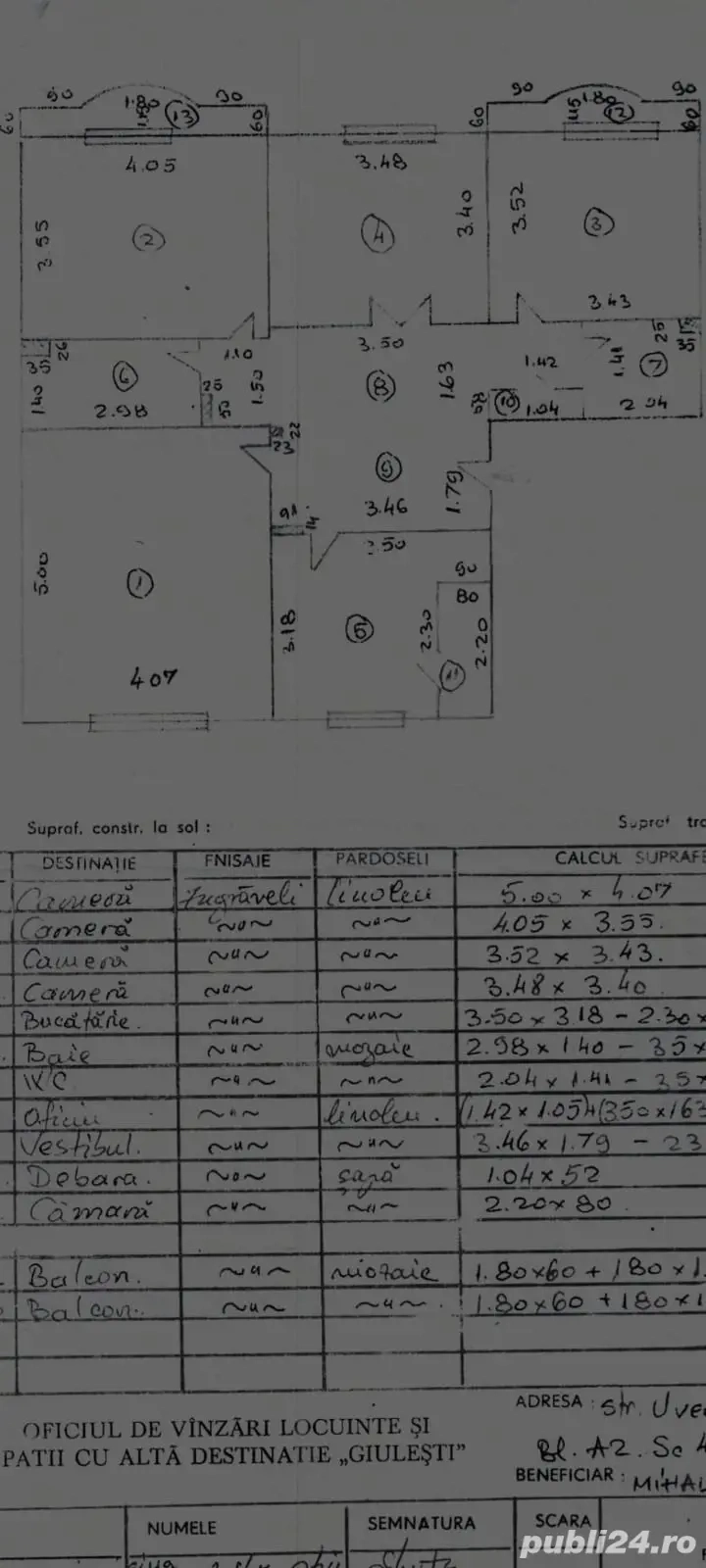 Schimb apartament 4 camere Militari  Schimb apartament 4 camere Militari