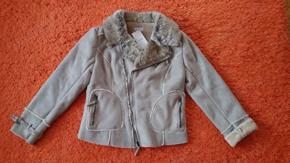 Vand geaca piele intoarsa imblanita PIMKIE