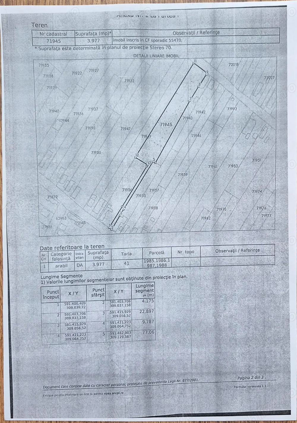 Teren vanzare sat Cretesti, com Vidra -posibilitate parcelare  Teren vanzare sat Cretesti, com Vidra -posibilitate parcelare