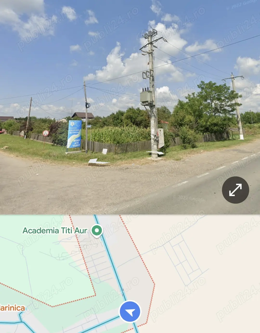 Teren cu deschidere la DN1A Teren cu deschidere la DN1A