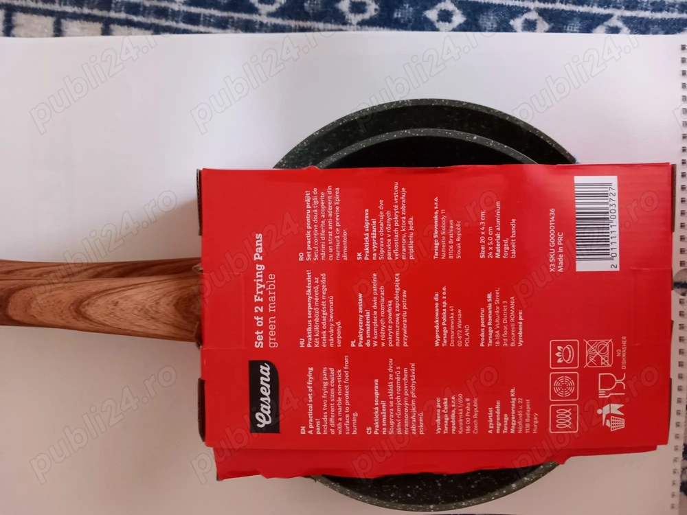 Doua tigai pentru prajit.