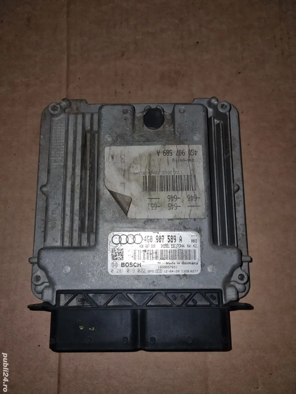 Calculator Motor Audi A6 A7 3.0TDI EDC17CP44 0281019022 4G0907589A
