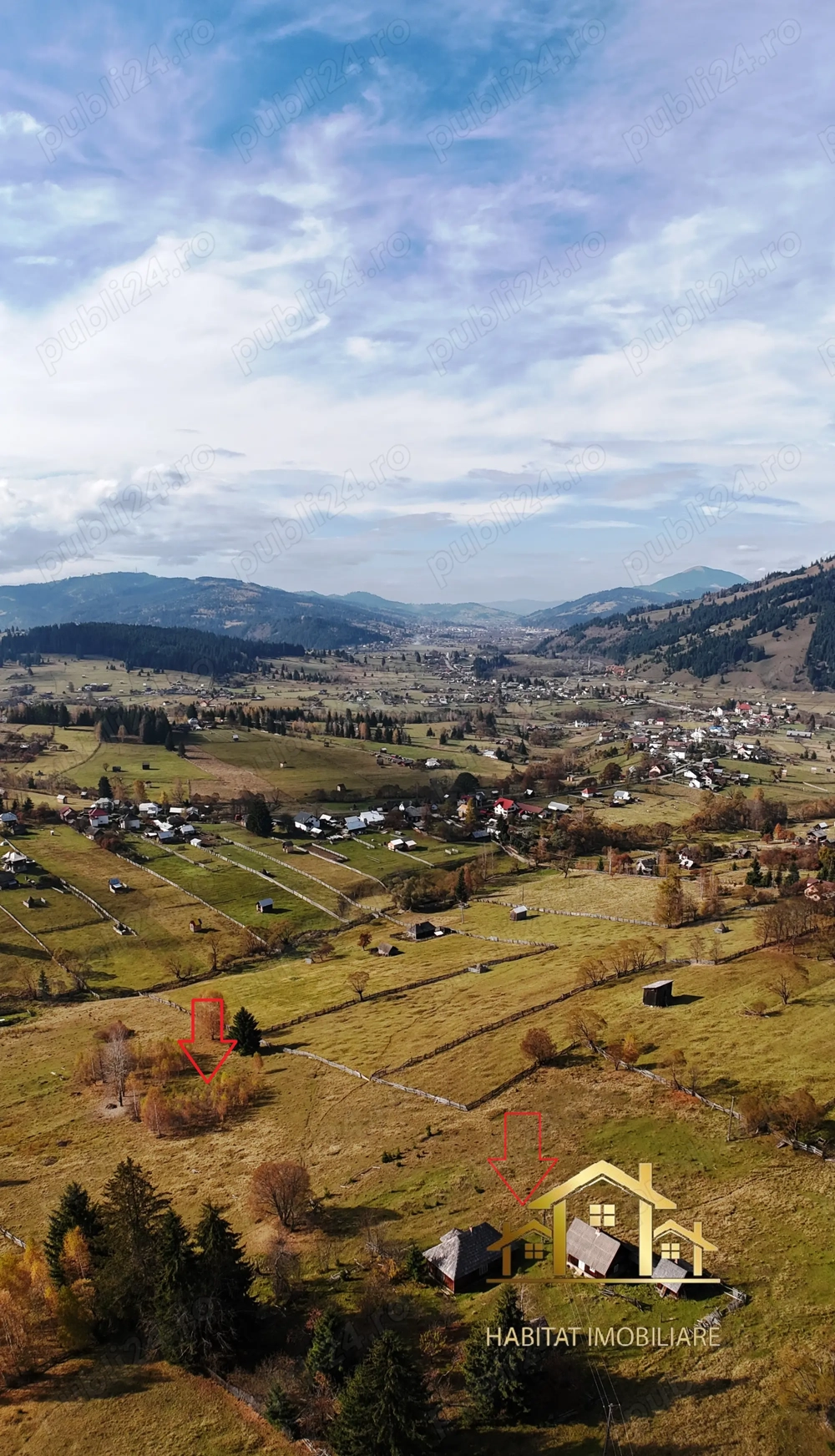 teren 8785 mp intravilan in Cozănești,comuna Dorna Arini, la 9 km de Vatra Dornei. 