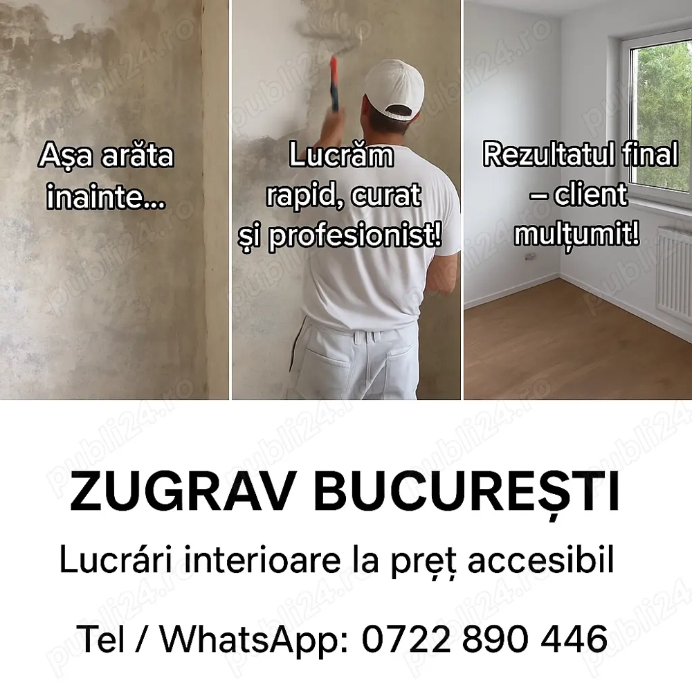 Zugrăvit Rapid Apartamente București 
