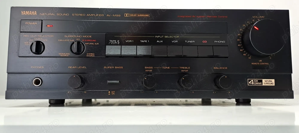 Yamaha AV M 99 amplificator stereo 4 CH vintage preu Japan