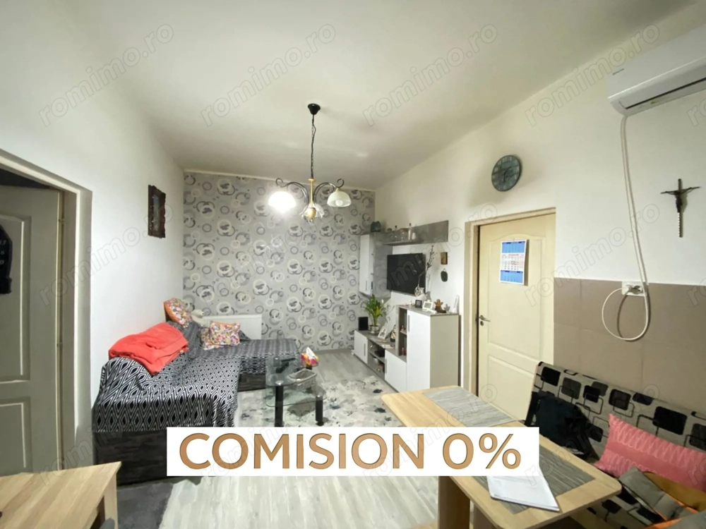 COMISION 0%, Apartament 2 Camere, 45 mp, Renovat, Parter, Traian, FEEA