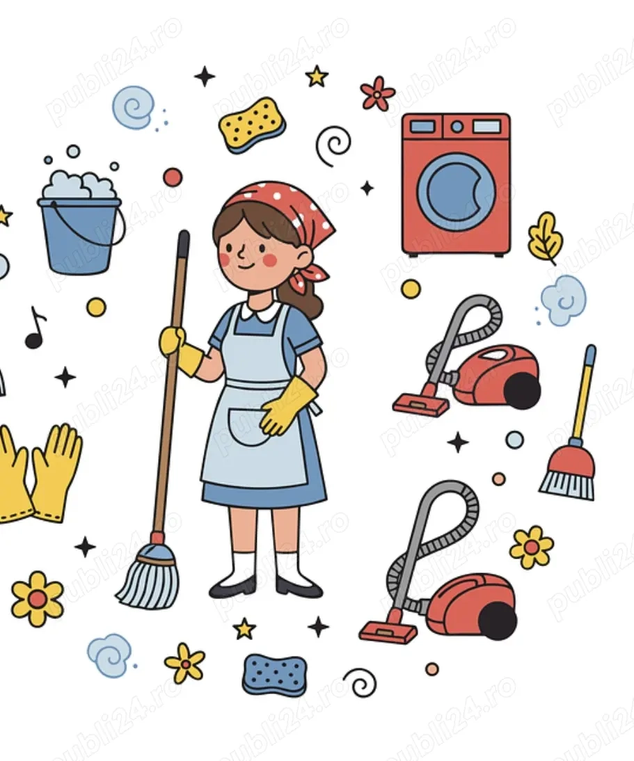 Angajam doamna la curățenie 