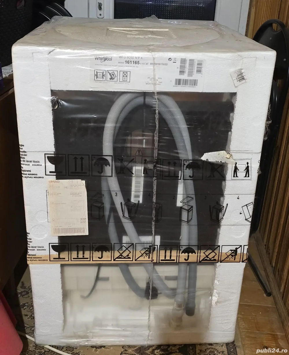 masina spalat vase Whirlpool WFO3O32NPX 14 seturi