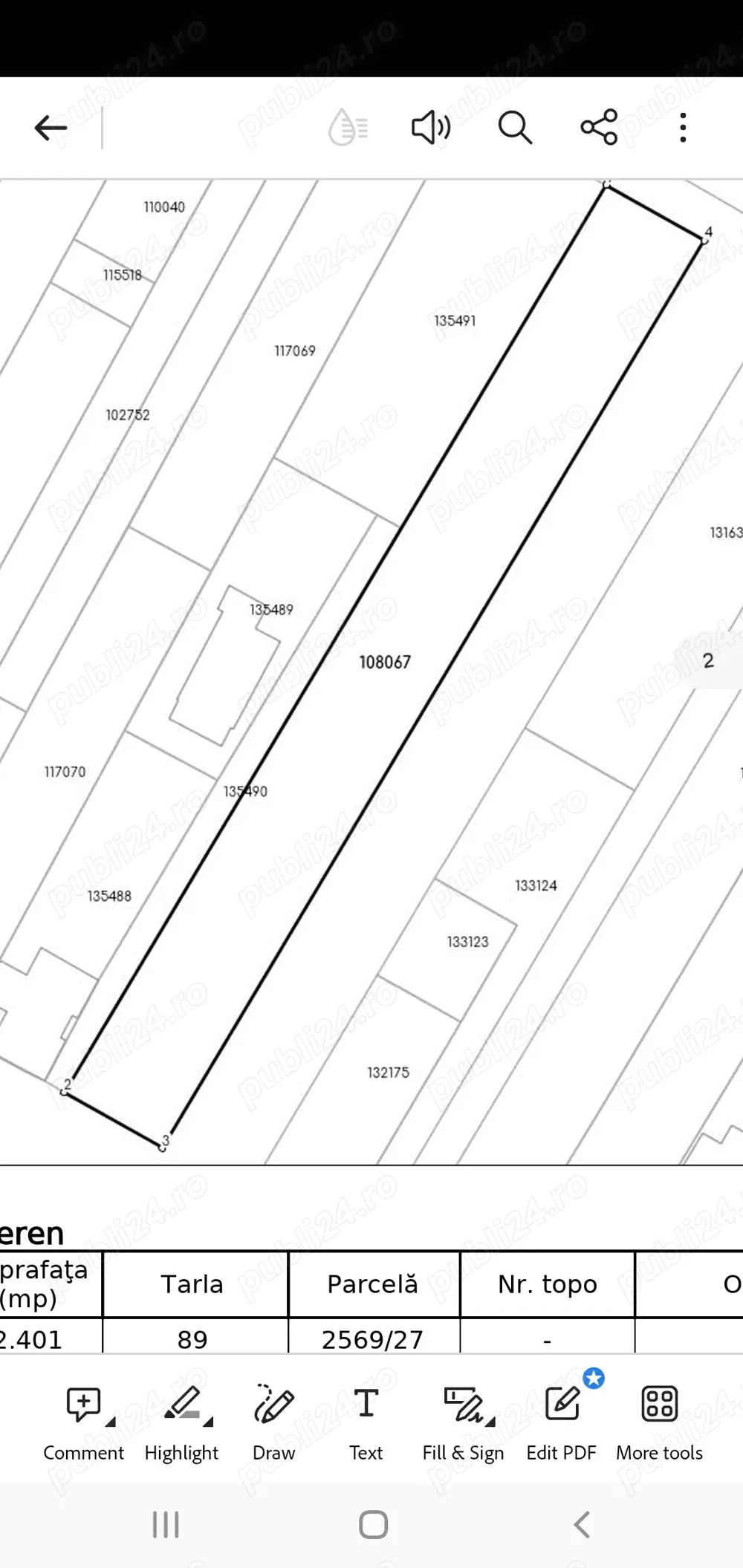 Teren intravilan 2400 mp.Sibiu.