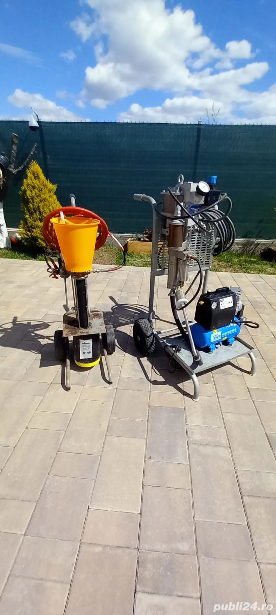 Pompe de Zugravit  Pneumatice