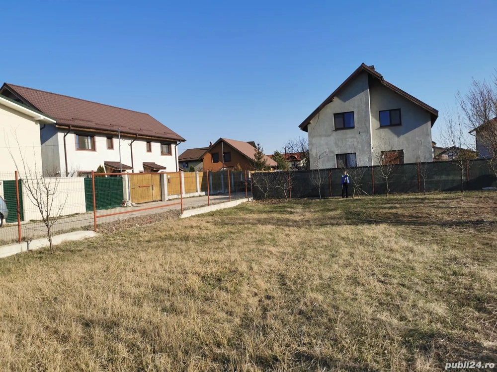 Vand teren intravilan curți construcții în sat Teghes, Domnești, jud Ilfov