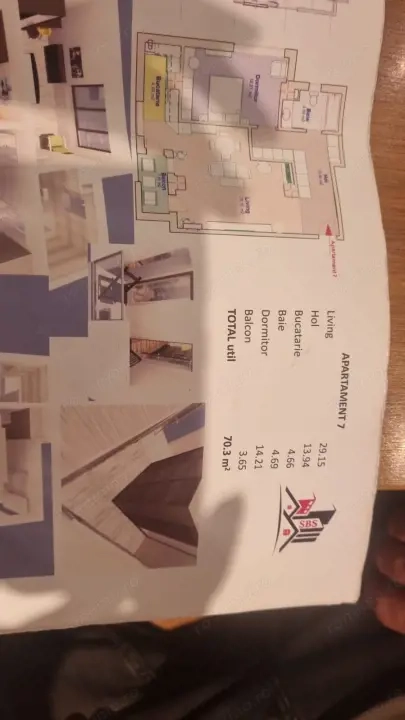 Apartament 2 camere, 66.65 mp, zona George Enescu